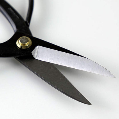 Wazakura Satsuki Bonsai Scissors, Made in Japan 7 inch (180 mm), Japanese Bonsai Garden Tools, Hasami Pruning Shears - Satsuki Style, Black