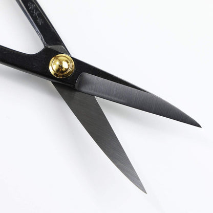 Wazakura Satsuki Bonsai Scissors, Made in Japan 7 inch (180 mm), Japanese Bonsai Garden Tools, Hasami Pruning Shears - Satsuki Style, Black
