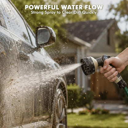 Metal Garden Hose Nozzle Heavy Duty, Water Hose Nozzle for Outdoor