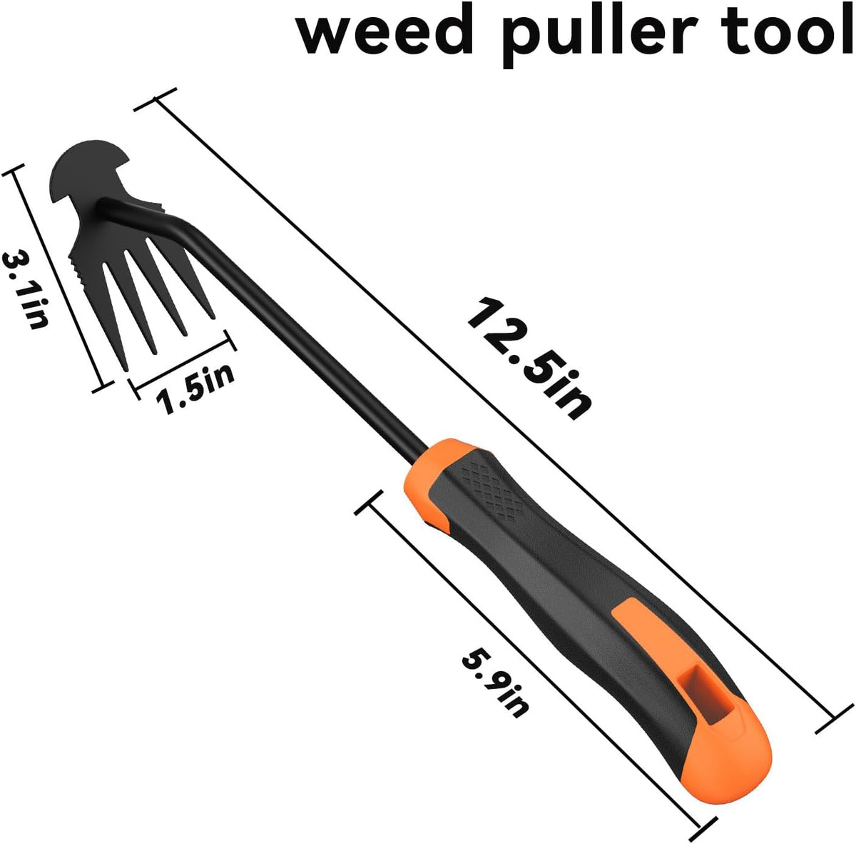 Weed Puller Tool,Portable Garden Hand Tool for Weed Removal