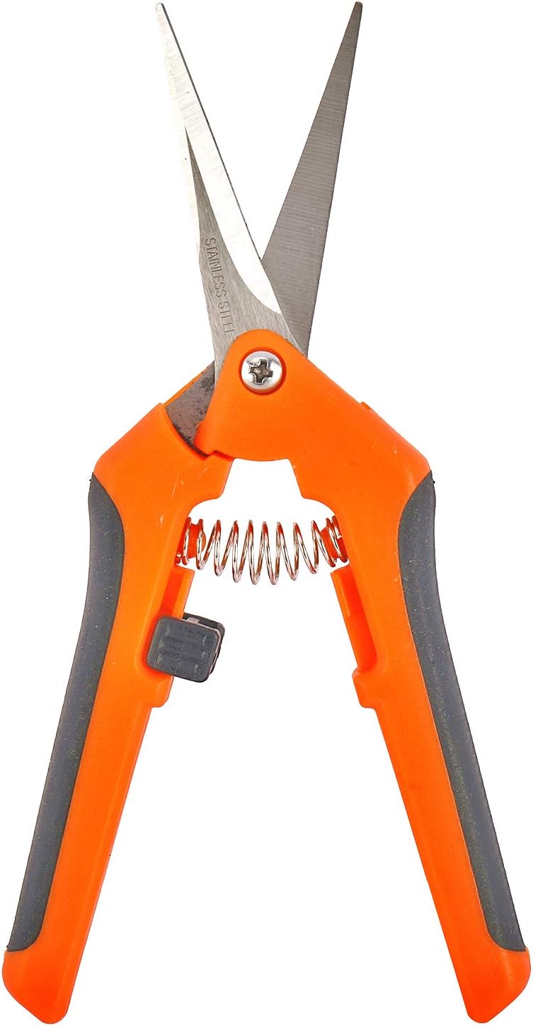 12-Pack 6.5 Inch Gardening Hand Pruner Pruning Shear with Stainless Steel Blades