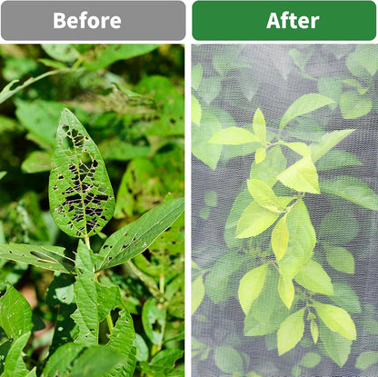 Garden Mesh Netting with Drawstring,Plants Cover Protection from Anti Birds,Bugs,Cicadas,and Insects-Pest Barrier Bag for Blueberry Bushes,Citrus,Tomatoes,Vegetables,Fruit Tree and Orange
