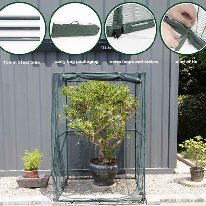 Poray Large Tunnel 73''x37''x61''Plant Netting Cover,5FT Tall Crop Cage Tomato Netting,Pest Guard Cover for Vegetables &Fruits,Durable Gardening Net for Plant and Animal