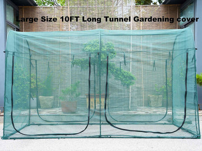 Poray Large Tunnel 73''x37''x61''Plant Netting Cover,5FT Tall Crop Cage Tomato Netting,Pest Guard Cover for Vegetables &Fruits,Durable Gardening Net for Plant and Animal