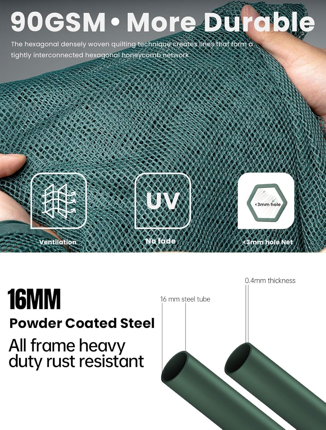 Poray Large Tunnel 73''x37''x61''Plant Netting Cover,5FT Tall Crop Cage Tomato Netting,Pest Guard Cover for Vegetables &Fruits,Durable Gardening Net for Plant and Animal