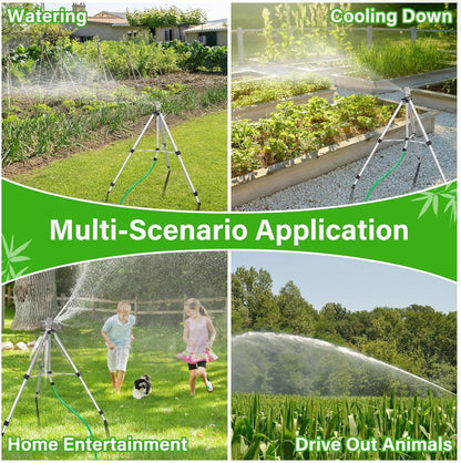 Heavy Duty Impact Sprinkler on Tripod Base,36 Inch Tripod Sprinkler