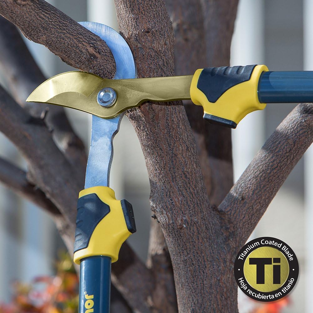 Pro Lopper & Pruner Value Pack - Forged Steel Blades - Includes 28”-37” Telescoping Bypass Loppers and 8.5” Professional Bypass Pruners