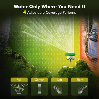 Turbo Oscillating Sprinkler, Irrigation Sprinklers for Large Yard