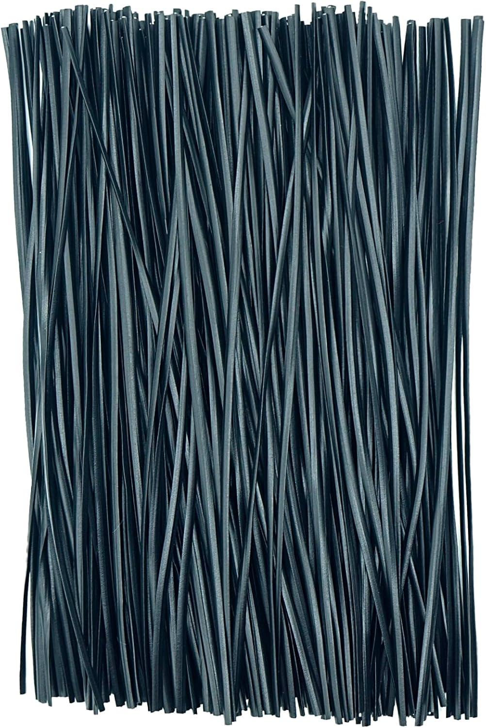 Black Plastic Twist Ties Bulk, 6 Inch Reusable Twist Ties Garden Ties for Plants, 500 Pcs Metallic Twist Ties for Bread Bags, Vines and Wrapping Cords, Christmas Decor