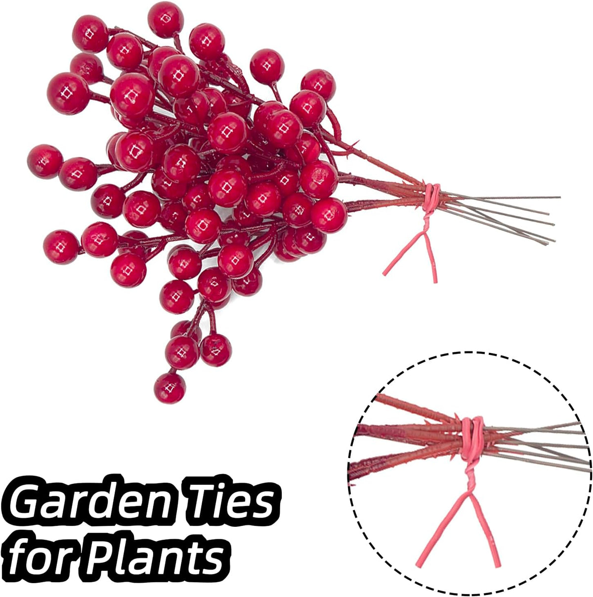 Black Plastic Twist Ties Bulk, 6 Inch Reusable Twist Ties Garden Ties for Plants, 500 Pcs Metallic Twist Ties for Bread Bags, Vines and Wrapping Cords, Christmas Decor