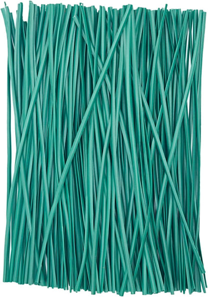Black Plastic Twist Ties Bulk, 6 Inch Reusable Twist Ties Garden Ties for Plants, 500 Pcs Metallic Twist Ties for Bread Bags, Vines and Wrapping Cords, Christmas Decor