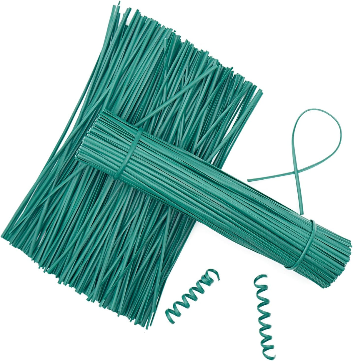 Black Plastic Twist Ties Bulk, 6 Inch Reusable Twist Ties Garden Ties for Plants, 500 Pcs Metallic Twist Ties for Bread Bags, Vines and Wrapping Cords, Christmas Decor