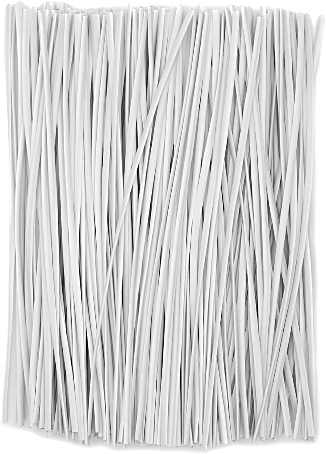 Black Plastic Twist Ties Bulk, 6 Inch Reusable Twist Ties Garden Ties for Plants, 500 Pcs Metallic Twist Ties for Bread Bags, Vines and Wrapping Cords, Christmas Decor