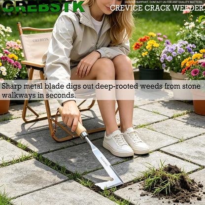Crack Weeder Crevice Weeding Stainless Steel Sharp Lightweight Tool