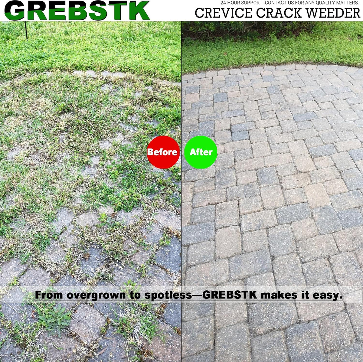 Crack Weeder Crevice Weeding Stainless Steel Sharp Lightweight Tool