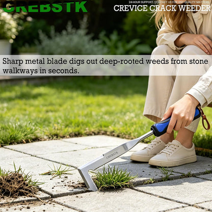 Crack Weeder Crevice Weeding Stainless Steel Sharp Lightweight Tool