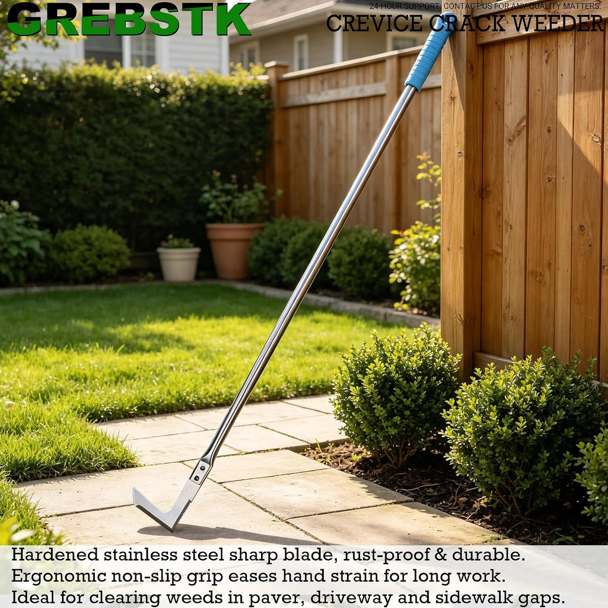 Crack Weeder Crevice Weeding Stainless Steel Sharp Lightweight Tool