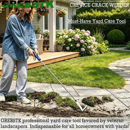 Crack Weeder Crevice Weeding Stainless Steel Sharp Lightweight Tool