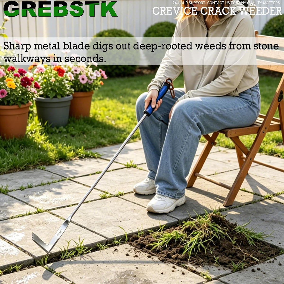 Crack Weeder Crevice Weeding Stainless Steel Sharp Lightweight Tool