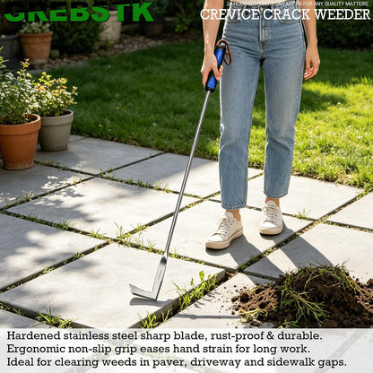 Crack Weeder Crevice Weeding Stainless Steel Sharp Lightweight Tool