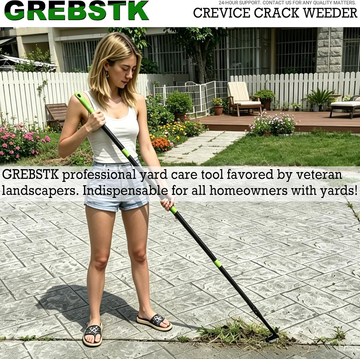 Crack Weeder Crevice Weeding Stainless Steel Sharp Lightweight Tool