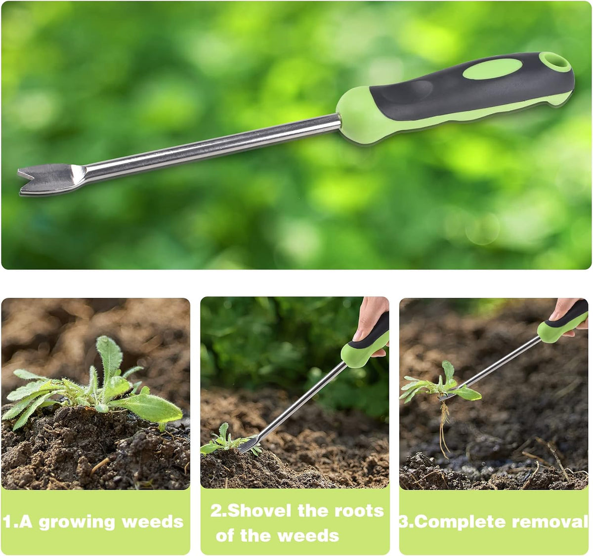 Dandelion Removal Tool, Weed Puller Tool, Hand Garden Tools