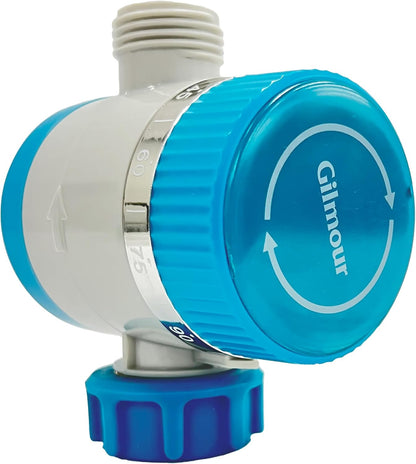 Single Outlet Mechanical Water Timer for Garden Hose, Irrigation Timer for Sprinklers and Drip Lines, Blue