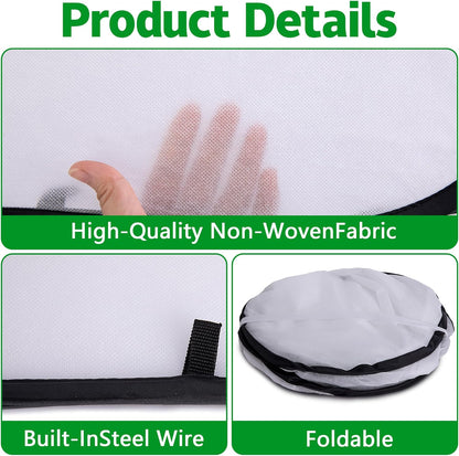 39"x17"x17" Pop up Frost Protection Plant Cover, Plants Freeze Protection