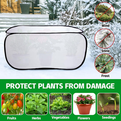 39"x17"x17" Pop up Frost Protection Plant Cover, Plants Freeze Protection