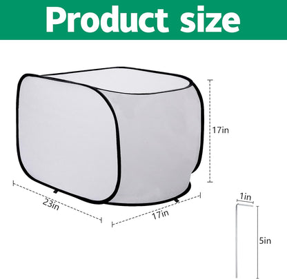 39"x17"x17" Pop up Frost Protection Plant Cover, Plants Freeze Protection
