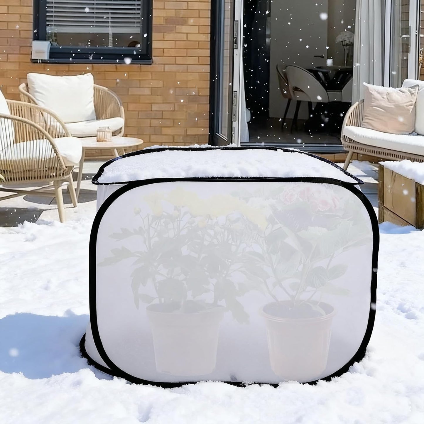 39"x17"x17" Pop up Frost Protection Plant Cover, Plants Freeze Protection