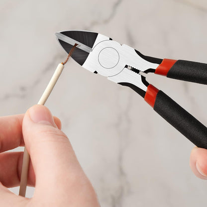 6 Inches Wire Cutters Heavy Duty Snips Flush Cut Side Cutters Pliers