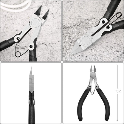 6 Inches Wire Cutters Heavy Duty Snips Flush Cut Side Cutters Pliers