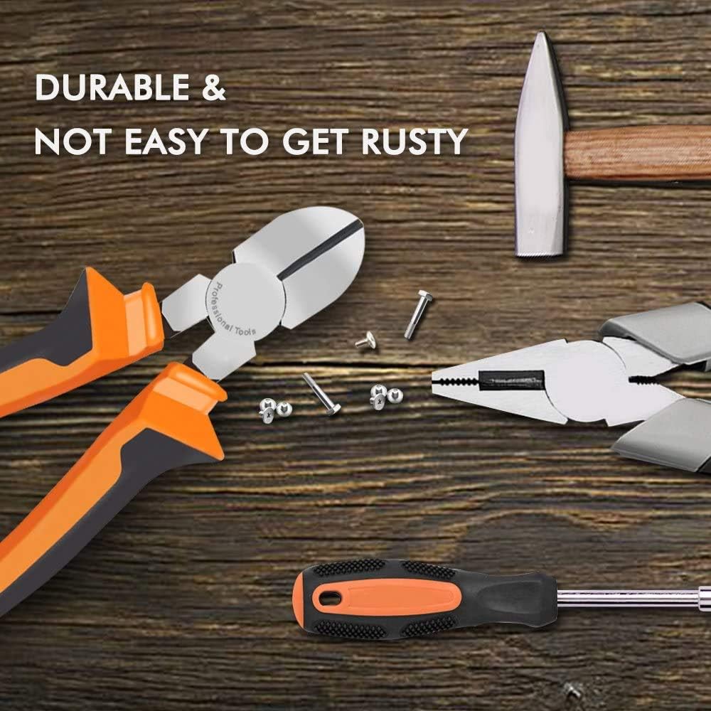 6 Inches Wire Cutters Heavy Duty Snips Flush Cut Side Cutters Pliers