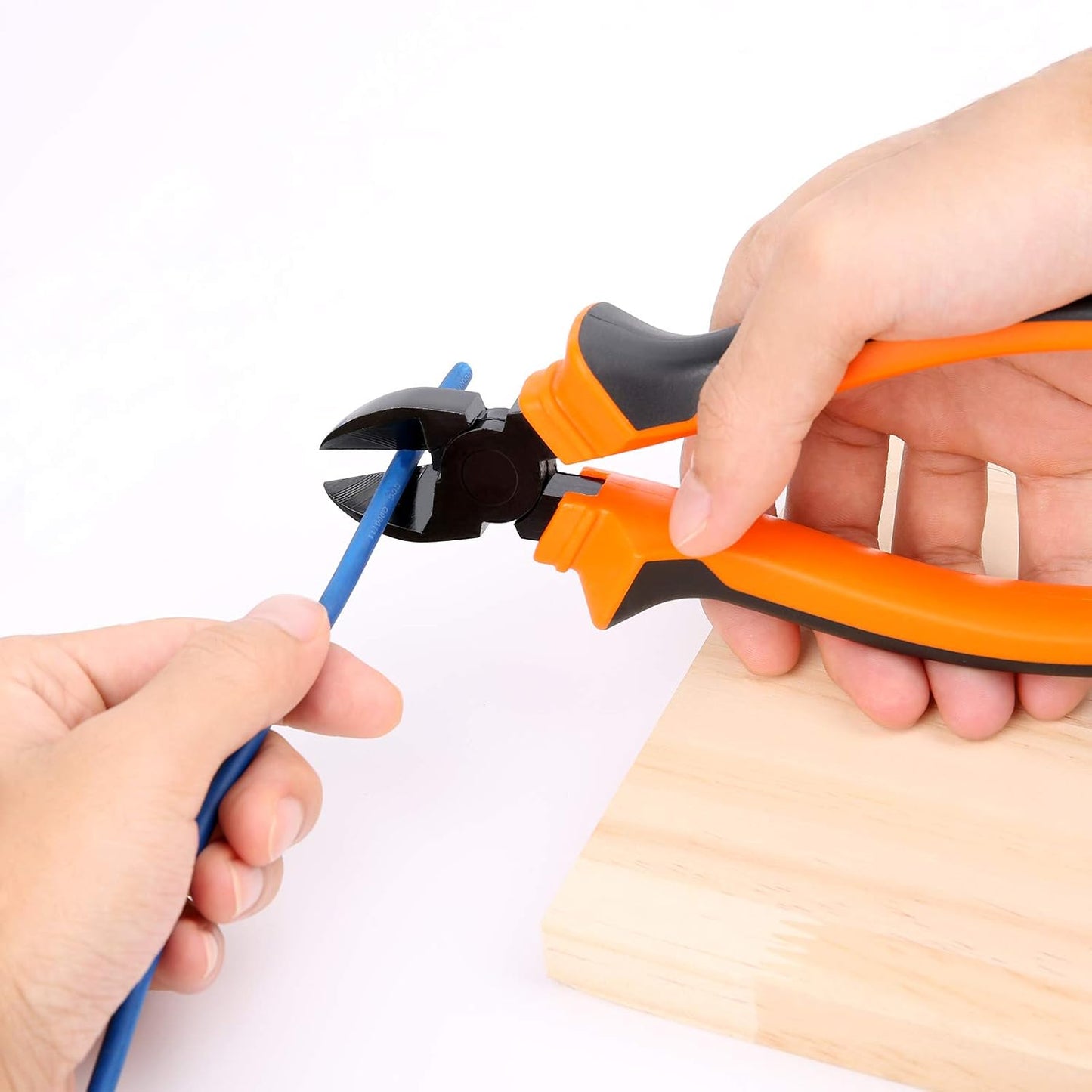 6 Inches Wire Cutters Heavy Duty Snips Flush Cut Side Cutters Pliers