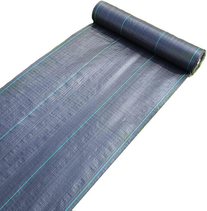 3ftx100ft Weed Barrier Landscape Fabric Heavy Duty, 3.2oz Weed Barrier Fabric, Easy Setup Woven Garden Landscaping Fabric