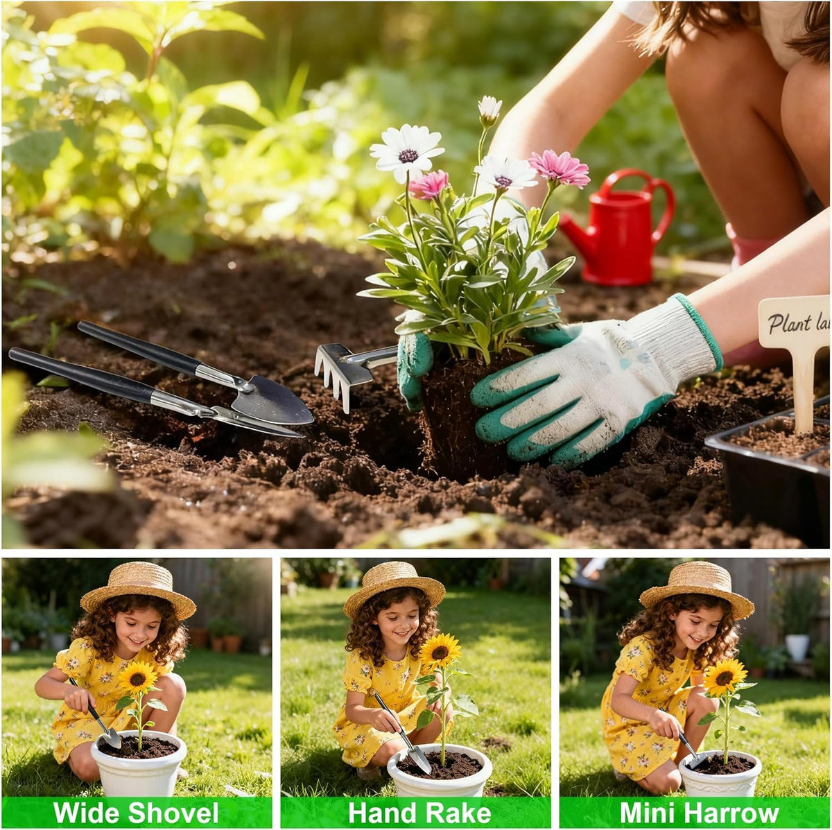 20-Piece Bonsai Tool Kit, Gardening Tools Set with Pruning Shears