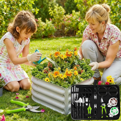 20-Piece Bonsai Tool Kit, Gardening Tools Set with Pruning Shears
