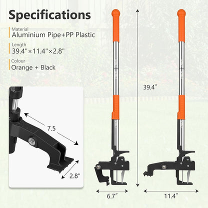 Weed Puller Tool, 3-Claw Stand Up Weed Puller Tool with Long Handle, Garden Weeder Puller Heavy Duty Stand Up Weeder, Weeding Tool for Lawn, Yard, Garden, Crabgrass, Dandelion Picker