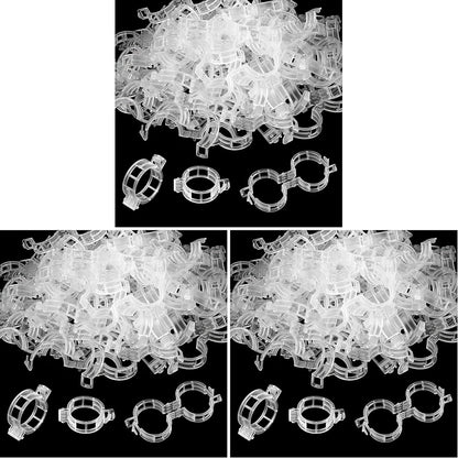 200 Pcs Plastic Trellis Plant Support Clips for Support, Grape and Tomato Vine, Vegetables Plants, Garden Clips to Grow Upright Makes Plants Healthier
