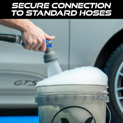 VIKING Garden Hose Nozzle with 8 Spray Patterns for Washing Cars