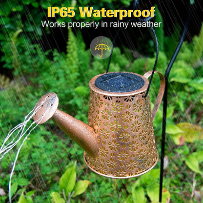 Solar Watering Can Light,Solar Yard Decorations Outdoor,IP65 Waterproof Hanging Solar Lantern Lights,Garden Decor Lights for Yard, Flower Bed Decor Light,Gardening Gifts for mom Grandma