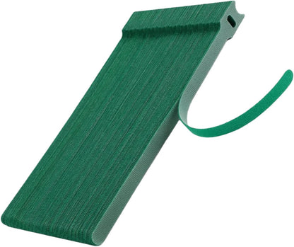100Pcs 6-Inch Green Reusable Adjustable Plant Ties & Garden Tape