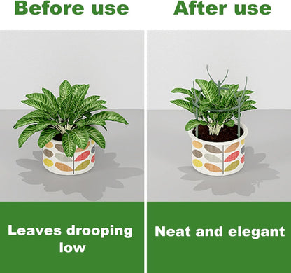 5 Pack Stackable Monstera Plant Support, Garden Plant Support Stakes for Indoor Outdoor Use, Suitable for Supporting Monstera and Climbing Plants, Replacement for Plant Stakes - Durable Garden Poles