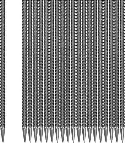 20 Pieces 12-Inch Garden Ground Stakes Galvanized Steel J Shape Hook Rebar Stakes - Heavy Duty Ground Anchors for Tents, Position Kits,Fences, and Trampolines