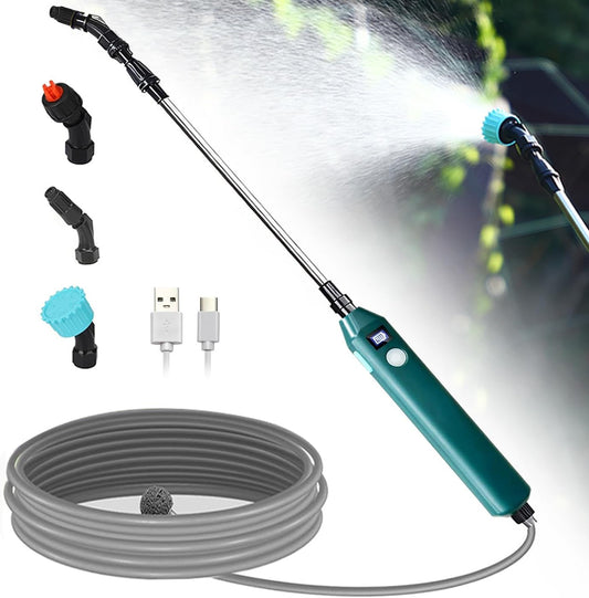 Battery Powered Sprayer Wand, 32" Electric Weed Sprayer Telescopic Wand