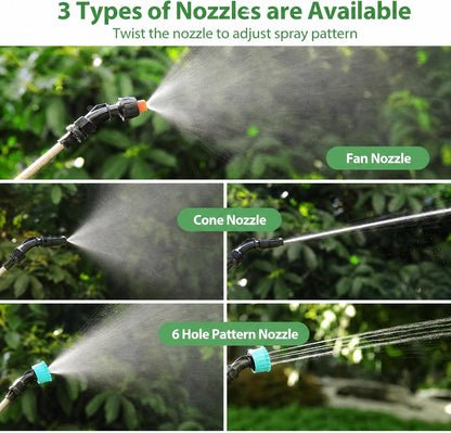 Battery Powered Sprayer Wand, 32" Electric Weed Sprayer Telescopic Wand