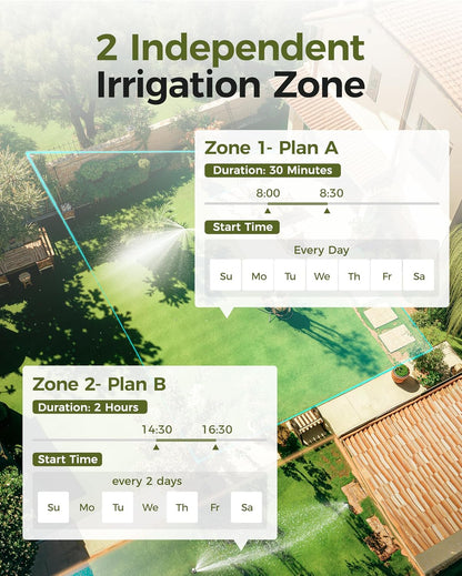 Brass Irrigation Timer, Faucet Timer for Outdoor Watering