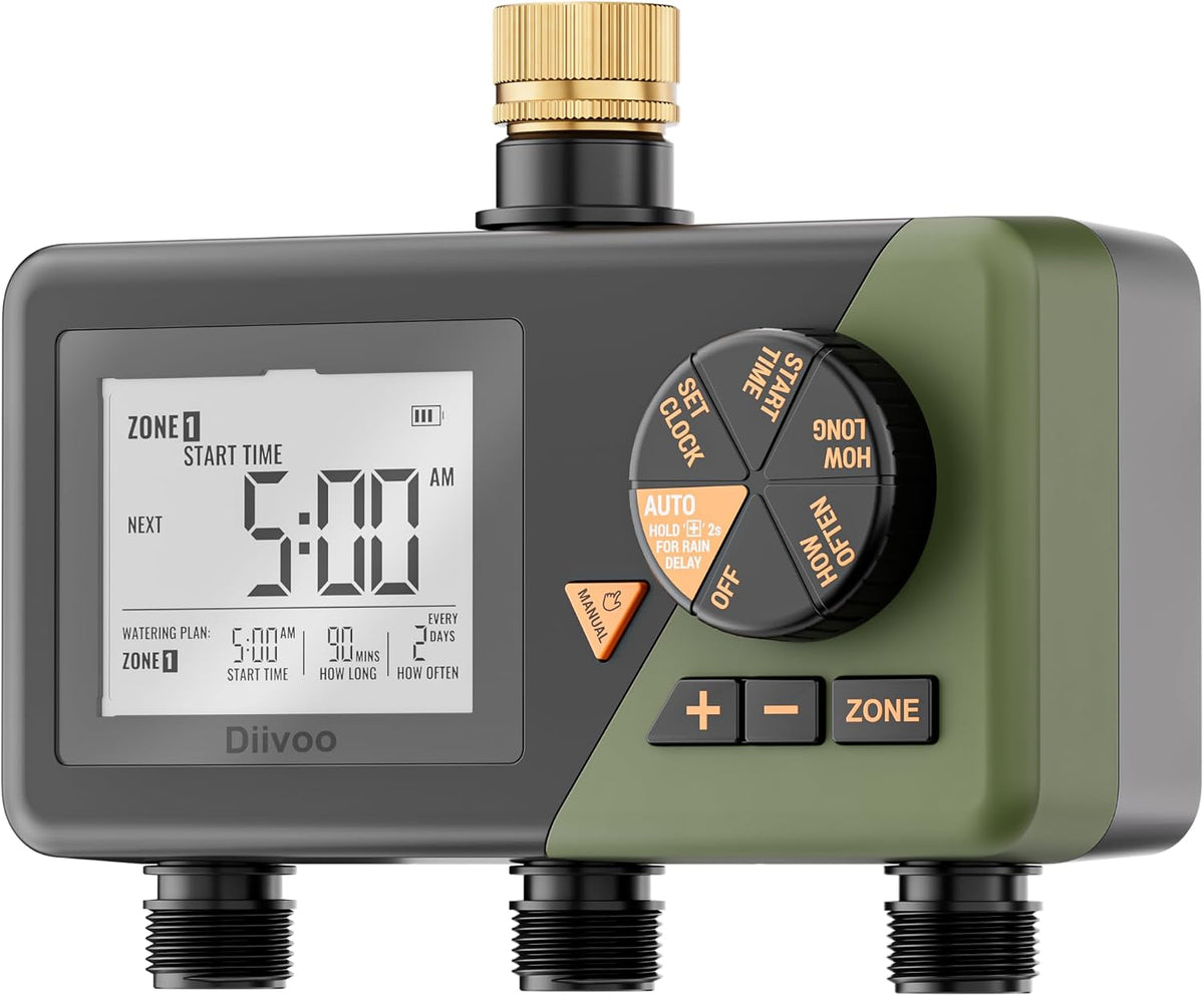 Brass Irrigation Timer, Faucet Timer for Outdoor Watering