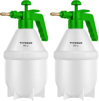 50oz Pump Sprayer, Handheld Garden Water Sprayer Bottle